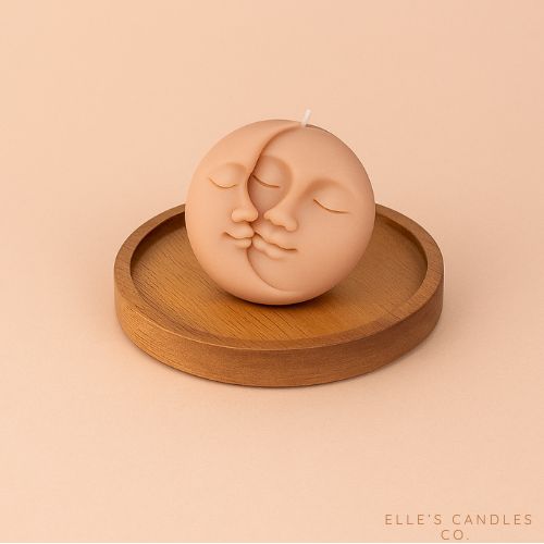 Wooden Candle Plate- Perfect for Altar or Home Decor